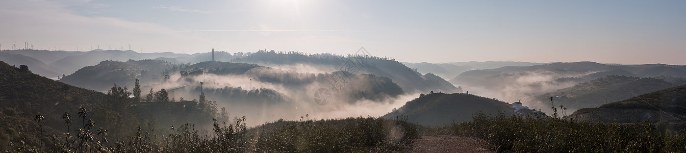 福吉山全景图片