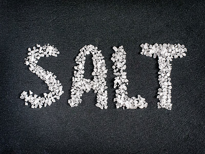 石上粗咸海盐的盐字图片