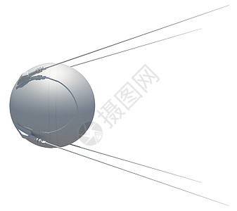 地球卫星人造卫星3D图示空气环绕卡通片盘子广播电脑收音机互联网天文学3d图片