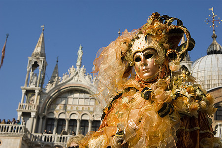 威尼斯狂欢节的面具派对歌剧蒙面戏服狂欢图片