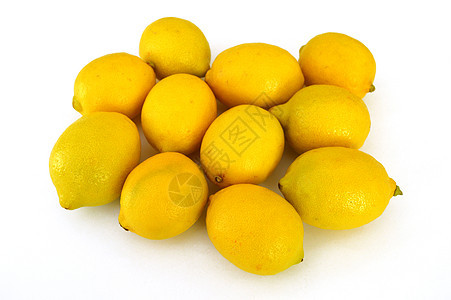 最美丽的白地上的柠檬油画质量单数沙拉复数黄色背景图片