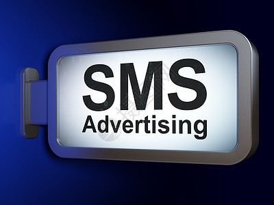 营销概念 广告牌上刊登短讯广告的广告战略社区产品宣传账单短信3d渲染网络品牌图片