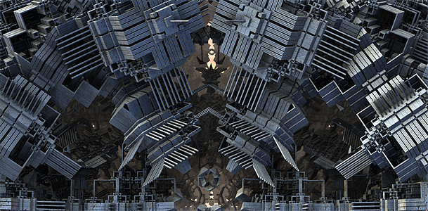 虚拟场景的 3D 插画作品反射科学环境魔法骨骼艺术品风景框架计算机小说图片