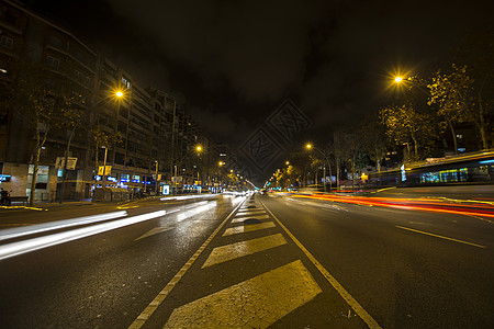 夜间交通车图片