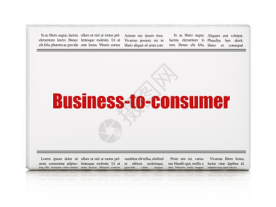 金融概念 报纸标题  企业对消费者咨询公司出版物团队伙伴领导者领导通讯公告新闻图片