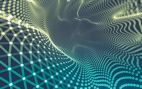 瓷器图案抽象的多边形空间低聚暗 background3d 渲染科学黑色技术网络水晶宏观背景蓝色矩阵三角形背景