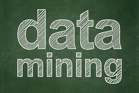 数据概念 用黑板背景进行数据挖掘粉笔数据库课堂局域网备份贮存中心加工木板教育图片