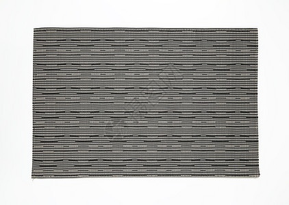 矩形灰色桌垫桌布编织台垫高架图片