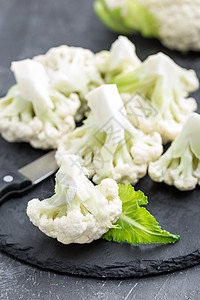 花椰菜花产品食物白色蔬菜厨房植物农业绿色烹饪叶子图片