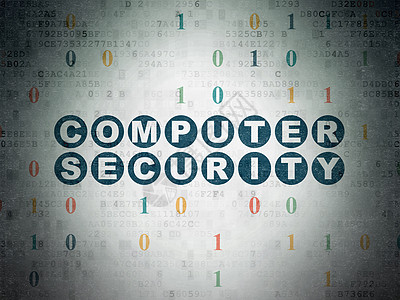 数字数据纸背景上的隐私概念计算机安全警报裂缝保卫代码密钥犯罪蓝色别针绘画攻击图片