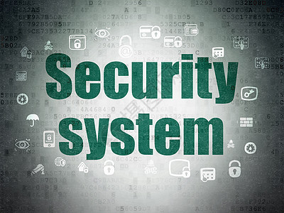 数字数据纸背景上的安全概念安全系统技术保卫财产监护人代码密码草图别针犯罪攻击图片