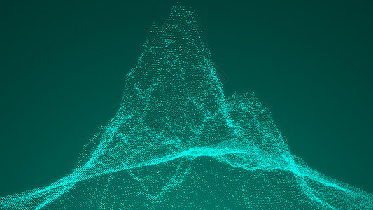 摘要数字地貌 3d黑色海浪商业来源墙纸科学电脑数据活力波浪状背景图片