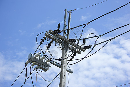 高分线和电站电话导体电气电力车站天空环境电压活力网络图片