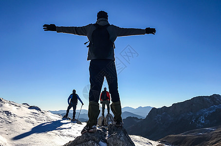 自然和山地团队精神图片