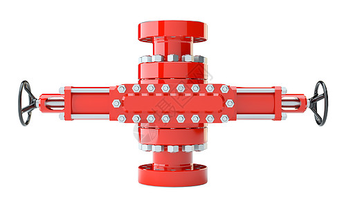 防井喷装置 隔离流动钻孔燃料测量钻头勘探压力气体控制红色图片