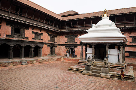 广场是Kathmand人的主要景点之一世界旅行雕像建筑学遗产瓷砖地面宗教正方形旅游图片