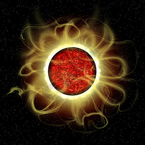 太阳磁场图片