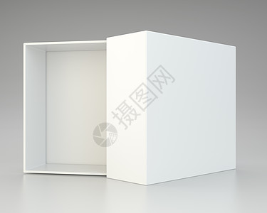 开放纸箱船运产品插图阴影品牌推广3d贮存盒子办公室图片
