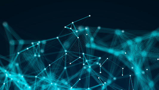 抽象连接点 技术背景 数字绘图蓝色主题 网络概念商业互联网多边形线条三角形数据科学创造力全球图片