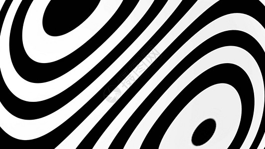 具有黑色和白色元素的抽象背景 催眠背景圆圈艺术徽标技术视频线条困惑噪音螺旋环形图片