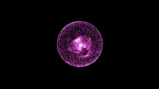 抽象背景与魔法球辉光音乐活力力量坡度中心星系紫色插图宇宙图片