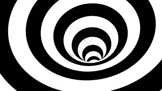 黑白催眠螺旋 抽象背景管子条纹艺术车削线条运动白色圆形隧道光学图片
