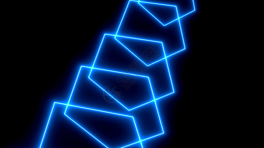 抽象霓虹灯 poligonal 背景 数码插画墙纸创造力图表活力多边形星座宇宙插图艺术技术图片