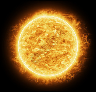 明亮和炎热的橙色太阳火焰阳光辉光天文学橙子星系力量宇宙气候墙纸图片