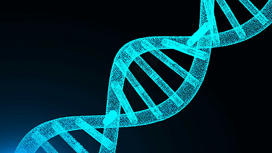 抽象的 dna 粒子 数字插图背景运动模块纳米图形克隆化学螺旋动画片代码染色体图片