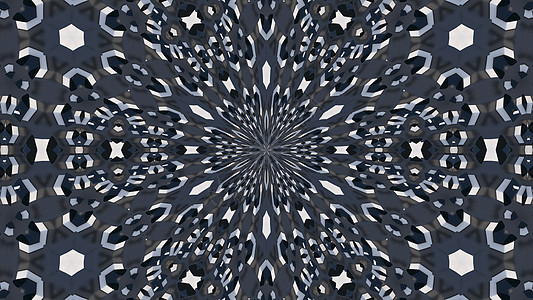 抽象背景万花筒 数字 3d 渲染它制作图案花瓣花朵马赛克装饰品圆圈几何学墙纸装饰艺术风格图片