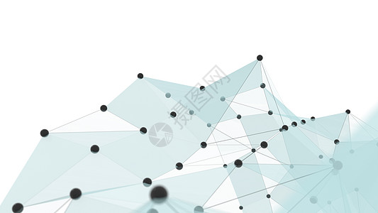 创意社交网络蓝色3d艺术商业造型玻璃圆圈粒子白色化学图片