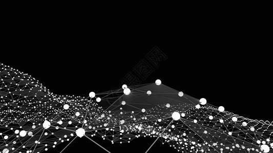 双十一模板抽象技术背景未来网络细胞科学节点3d线条粒子三角形界面活力多边形背景