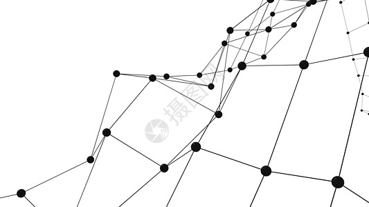 创意社交网络商业圆圈造型艺术溪流创造力横幅社会化学3d图片