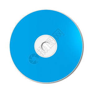 光碟样机蓝色 CD  DVD 样机模板隔离在白色身份推广标签阴影商业数据技术办公室小样产品背景