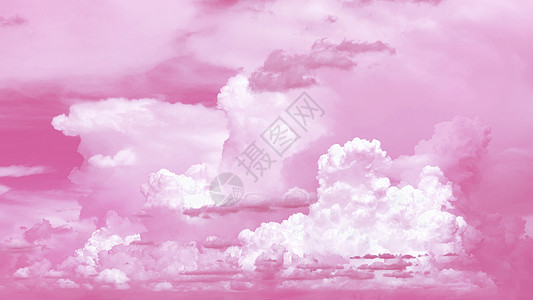 粉色云彩 云彩背景图片
