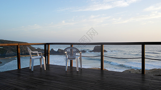 赞布吉拉多玛尔 葡萄牙阿兰特霍踪迹海洋椅子观光岩石远足植被石头海滩旋转图片