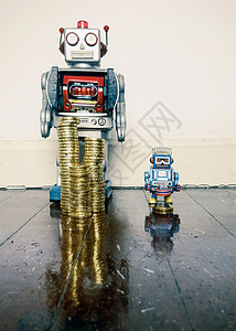 铁板机器人的楼层竞赛工作贫困赔偿支付差距薪水金融贪婪工资图片
