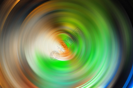 柔和模糊的旋转动作背景圆圈蓝色橙子柔焦耀斑行动漩涡运动创造力心理图片