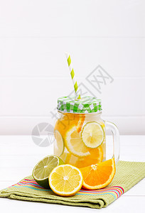柑橘柠檬水玻璃柠檬水果运动排毒减肥橙子饮料饮食果汁图片