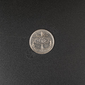一枚马来西亚林吉特硬币货币银行业交换马来语宏观铸币金属银行收藏商业图片