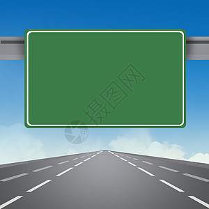 高速路标志汽车车道交通路标旅行背景图片