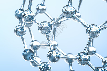 六角拼接线3d渲染图蜂窝技术网格克隆生物基因蓝色墙纸工程材料背景图片