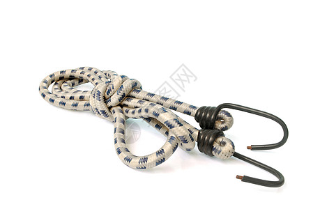 弹性绳子绳束安全节点绳索领带白色力量海洋航行航海图片