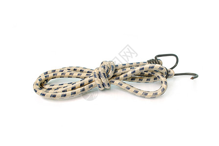 弹性绳子细绳力量海洋环形白色领带安全绳束症结绳索图片