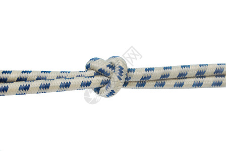 弹性绳子细绳带子环形白色安全节点绳束症结绳索领带图片