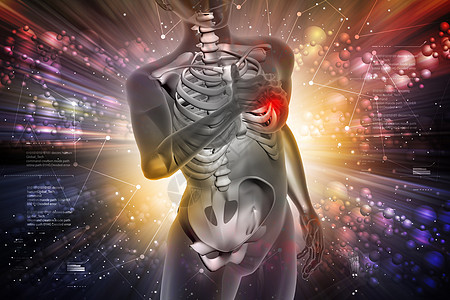 人体与心脏排插图心血管医疗图表心脏病学药品骨骼肌肉男性器官图片