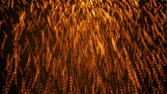 3d 下落的火焰粒子火焰效果计算机生成的背景3d 渲染背景金子烟花活力庆典运动魔法辉光派对艺术灰尘图片
