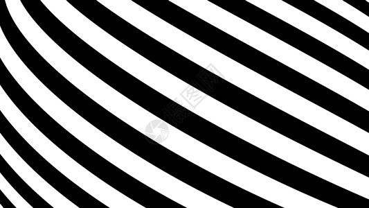 黑白条纹 计算机生成的抽象背景 3D 仁德信号邀请函波浪状曲线运动海浪车轮黑色艺术插图图片