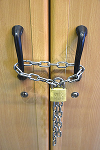锁门锁定金属隐私锁具锁匠办公室财产标签木头锁孔图片