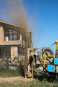 水的探矿钻井 特写地热司钻岩土房子机械力量机器钻头建造地球图片